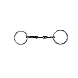 Reinsman Stage A Medium Twisted Dog Bone Loose O-Ring in Sweet Iron - 5 1/2"